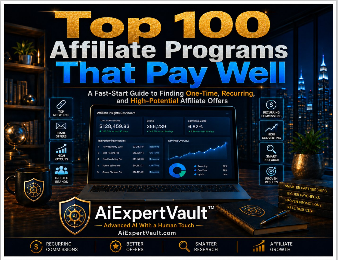 Top 100 Best Affiliate Programs — front cover